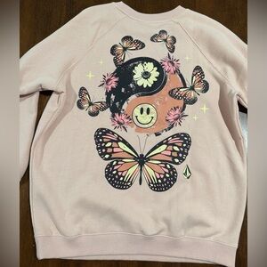 Volcom Graphic Butterfly Crewneck Sweatshirt